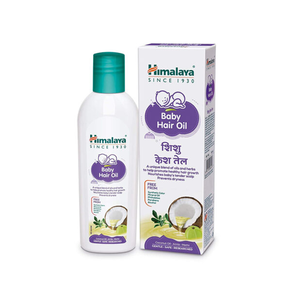 Himalaya Baby Massage Oil (200ml) & Himalaya Baby Hair Oil 100 ml