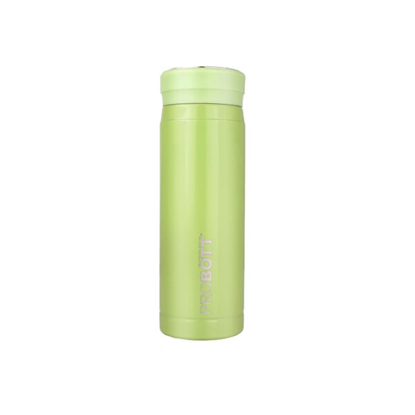 Probott Wow 200ml Stainless Steel Vacuum Insulated Flask for Kids | Perfect Water Bottle for Baby, Green | Wide Mouth | Easy to Open & Carry | Hot & Cold | Perfect for Toddlers | Leakproof
