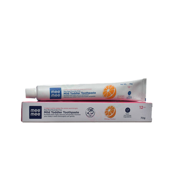Mee Mee Mild Toddler Toothpaste Berry Flavor – Fluoride-Free, 70g (Pack of 2)