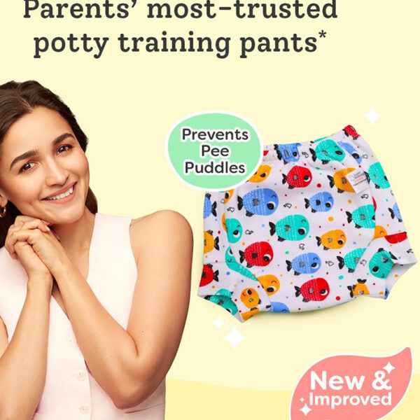 SuperBottoms UNO Freesize Cloth Diaper | Cloth diaper for babies 3M to 3Y | Washable & Reusable cloth diaper | Comes with cloth diaper inserts | 1 Organic Cotton Soaker (White Warli <3)