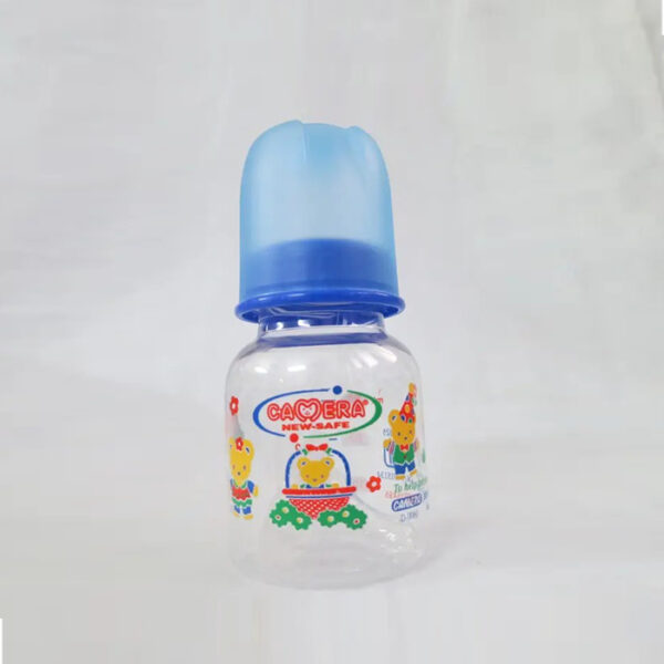 Camera Baby Corporation Camera New-Safe Decorated Feeding Bottle ,90ml/3oz (11153) - 90 ml (Transparent)