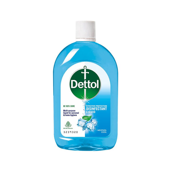 Dettol Liquid Disinfectant for Multi-Purpose Germ Protection, Menthol Cool, 200ml