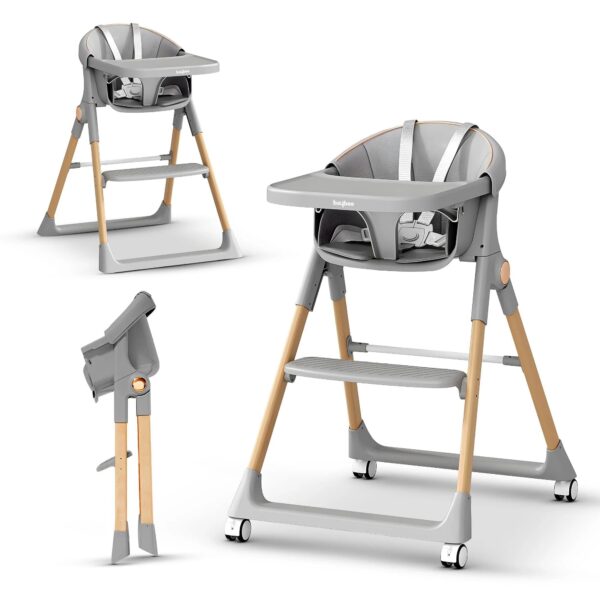 Baybee 3-in-1 Convertible High Chair for Kids, Babies with Foldable Baby Feeding Chair
