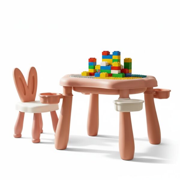 Baybee 5-in-1 Study Table with Chair for Kids