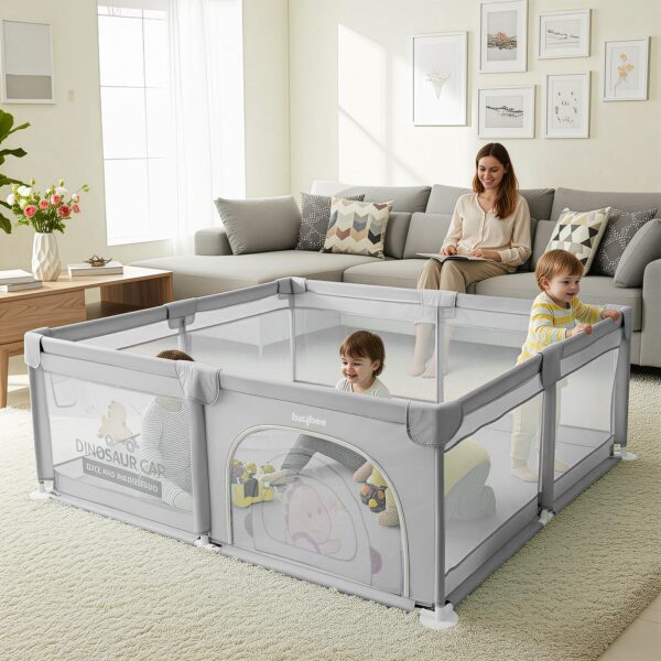 Baybee Nestoria Kids Playpen for Babies Baby Play Area Indoor Setup (180 x 150 CM)