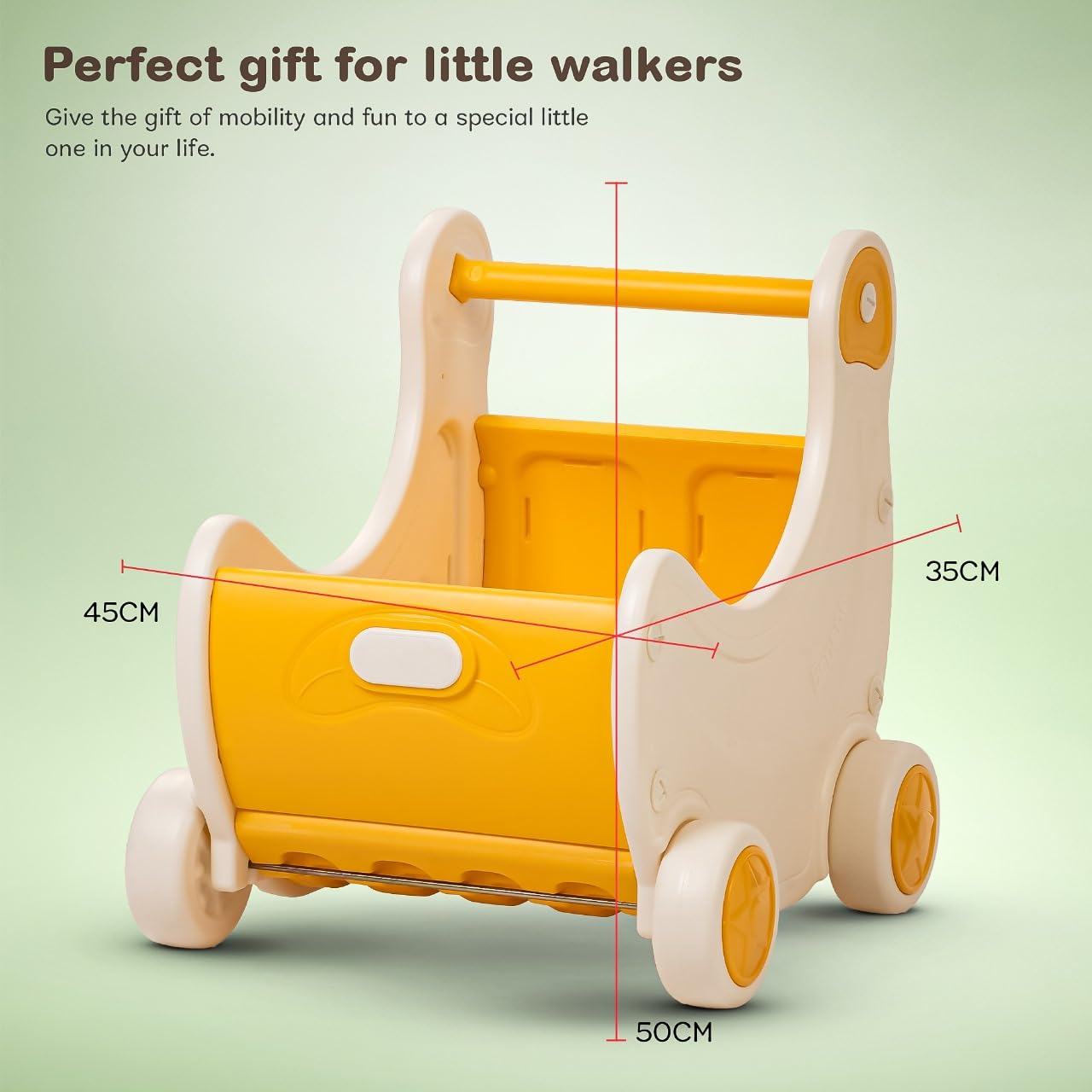 Baybee 2 in 1 Baby Push Walker & Shopping Cart for Kids Items Indoor - Image 8