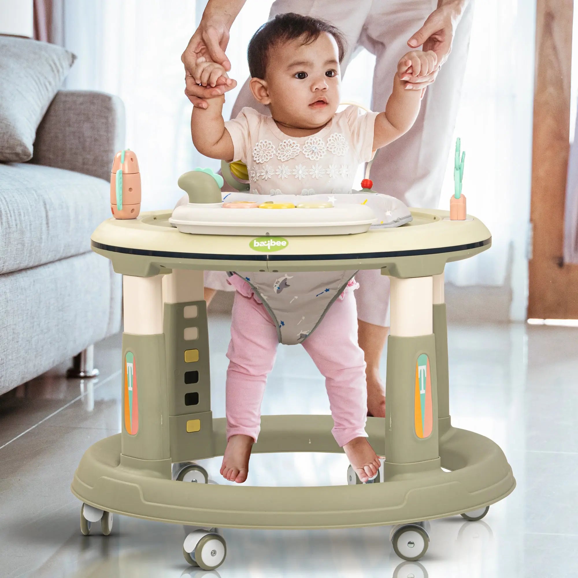 Baybee Melody Baby Walker for Kids, Round Kids Walker - Image 3