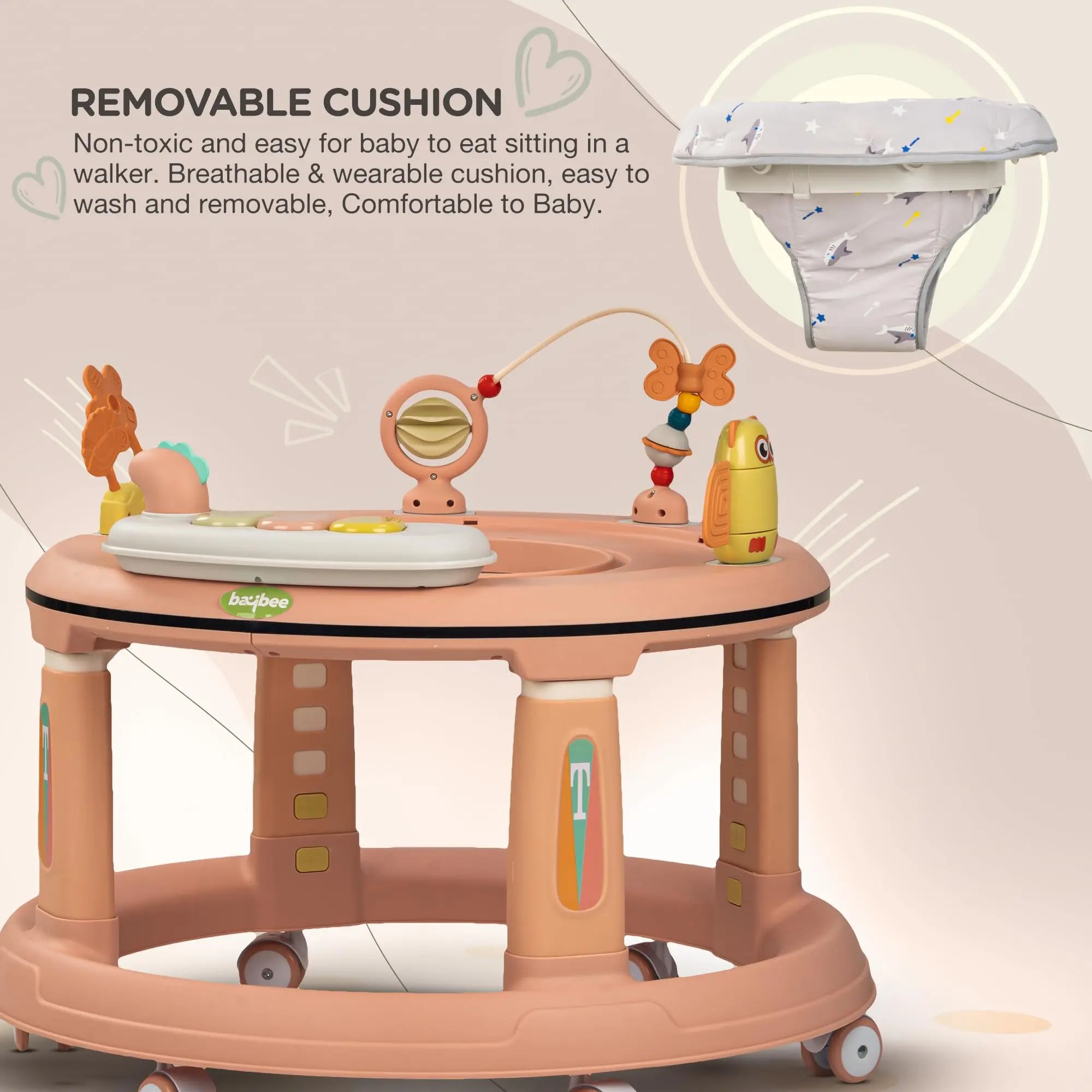 Baybee Melody Baby Walker for Kids, Round Kids Walker - Image 17