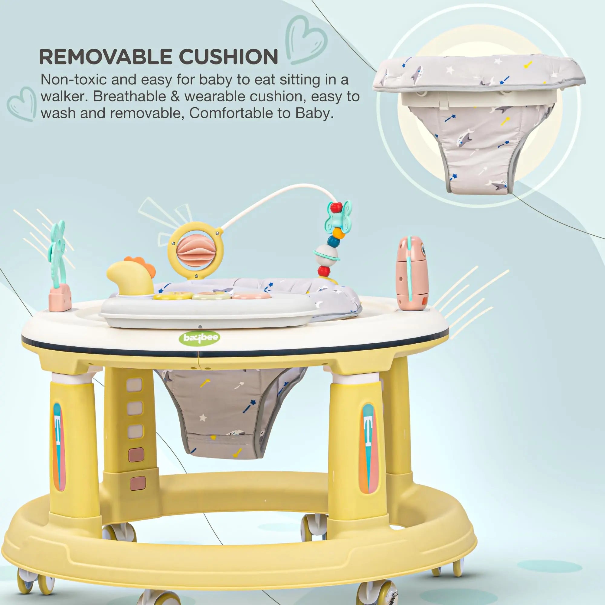 Baybee Melody Baby Walker for Kids, Round Kids Walker - Image 25