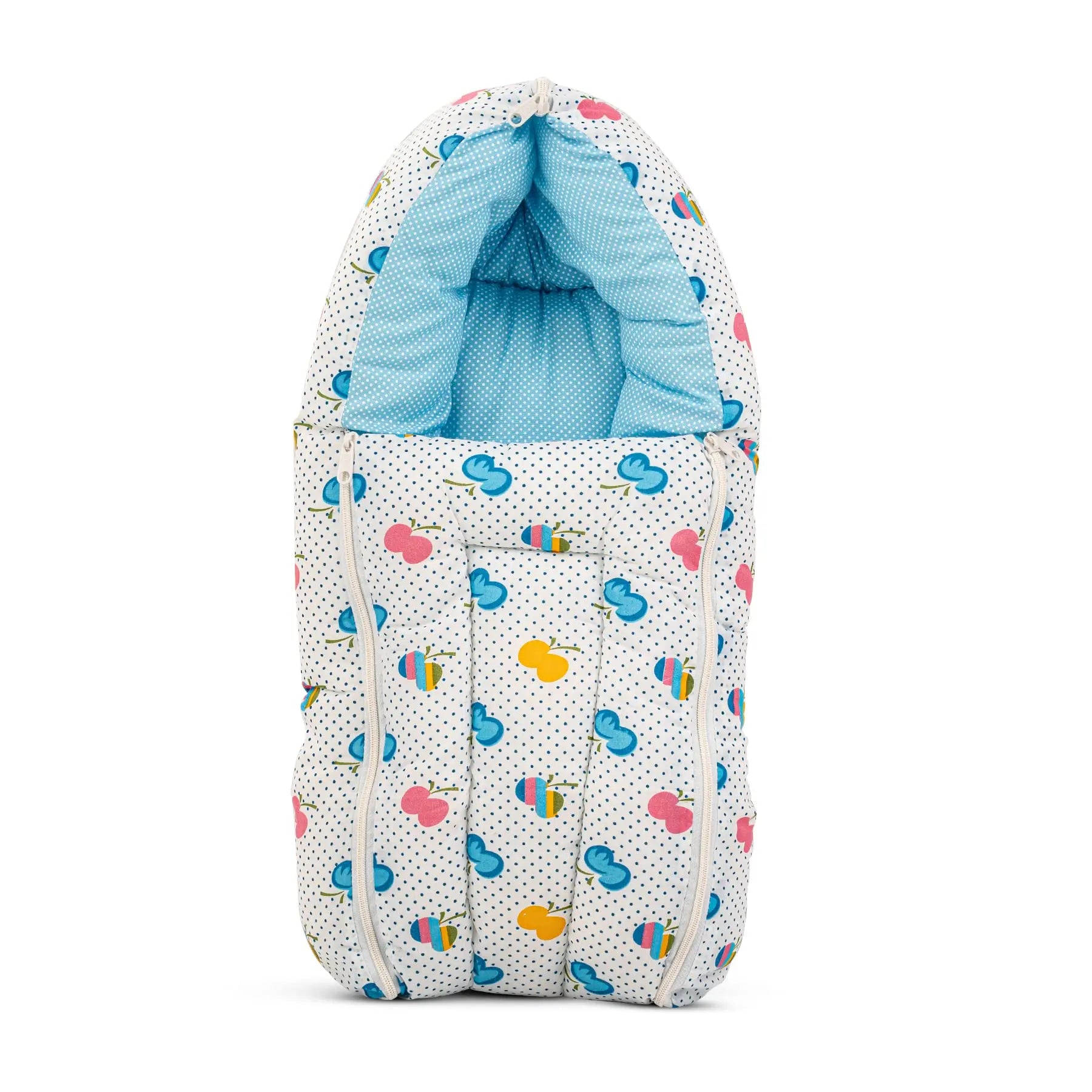 BAYBEE Baby Cotton Printed Sleeping Cum Carry Bag for New Born - Image 1