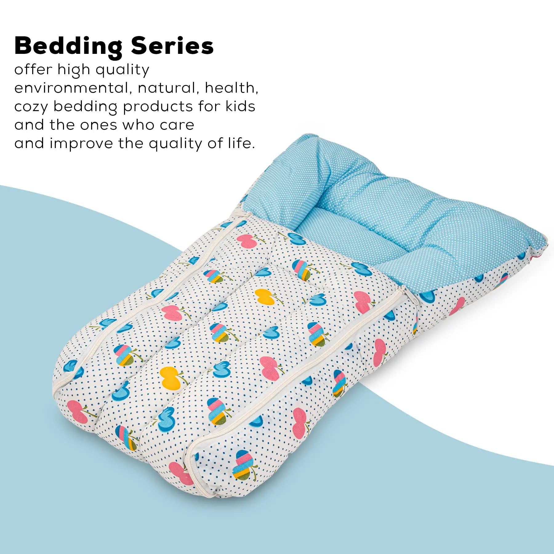 BAYBEE Baby Cotton Printed Sleeping Cum Carry Bag for New Born - Image 6