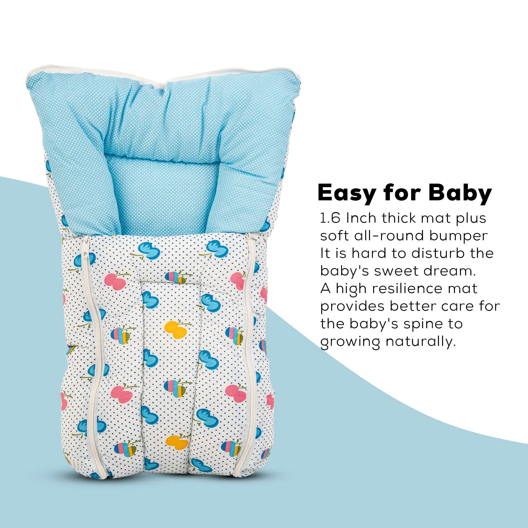 BAYBEE Baby Cotton Printed Sleeping Cum Carry Bag for New Born - Image 7