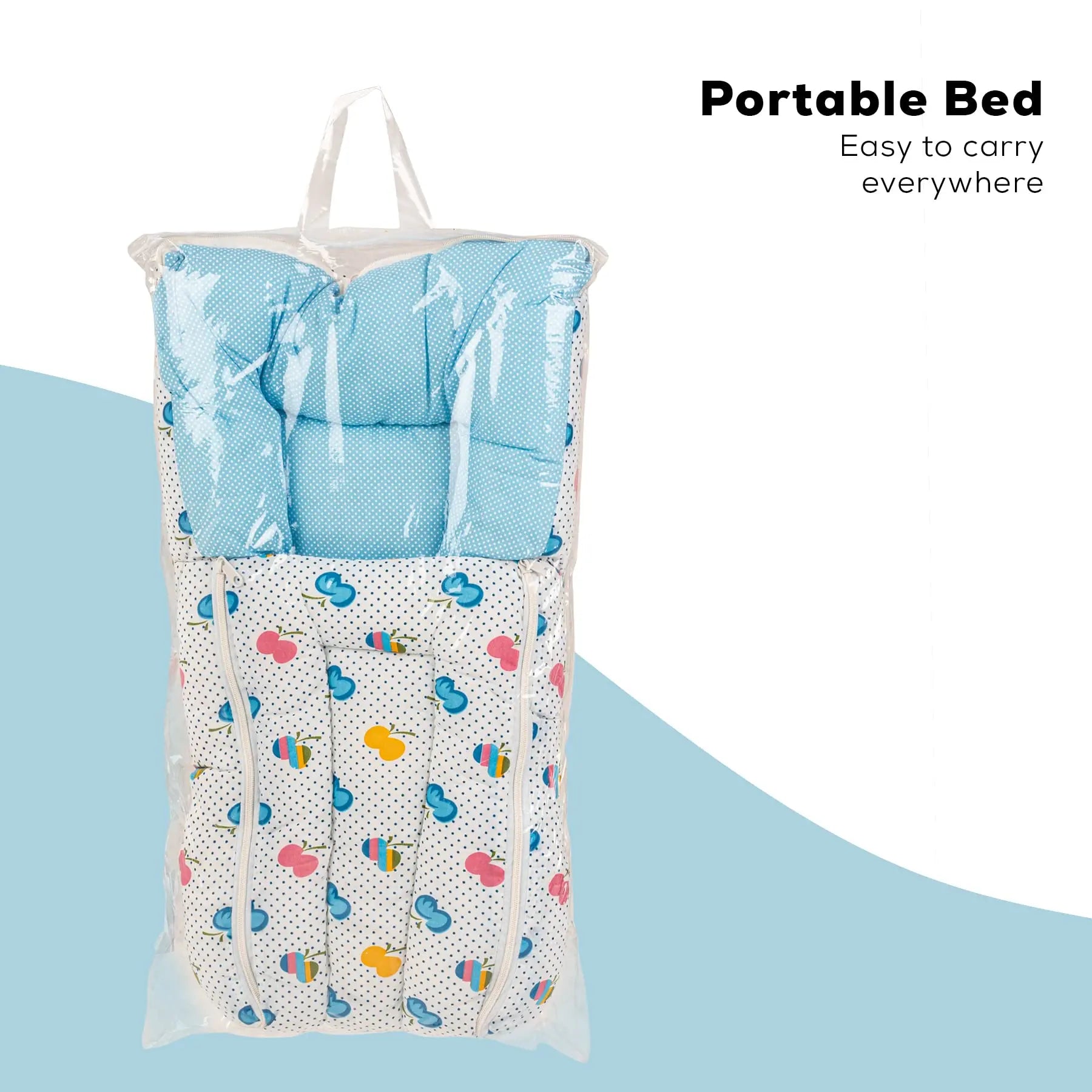 BAYBEE Baby Cotton Printed Sleeping Cum Carry Bag for New Born - Image 8