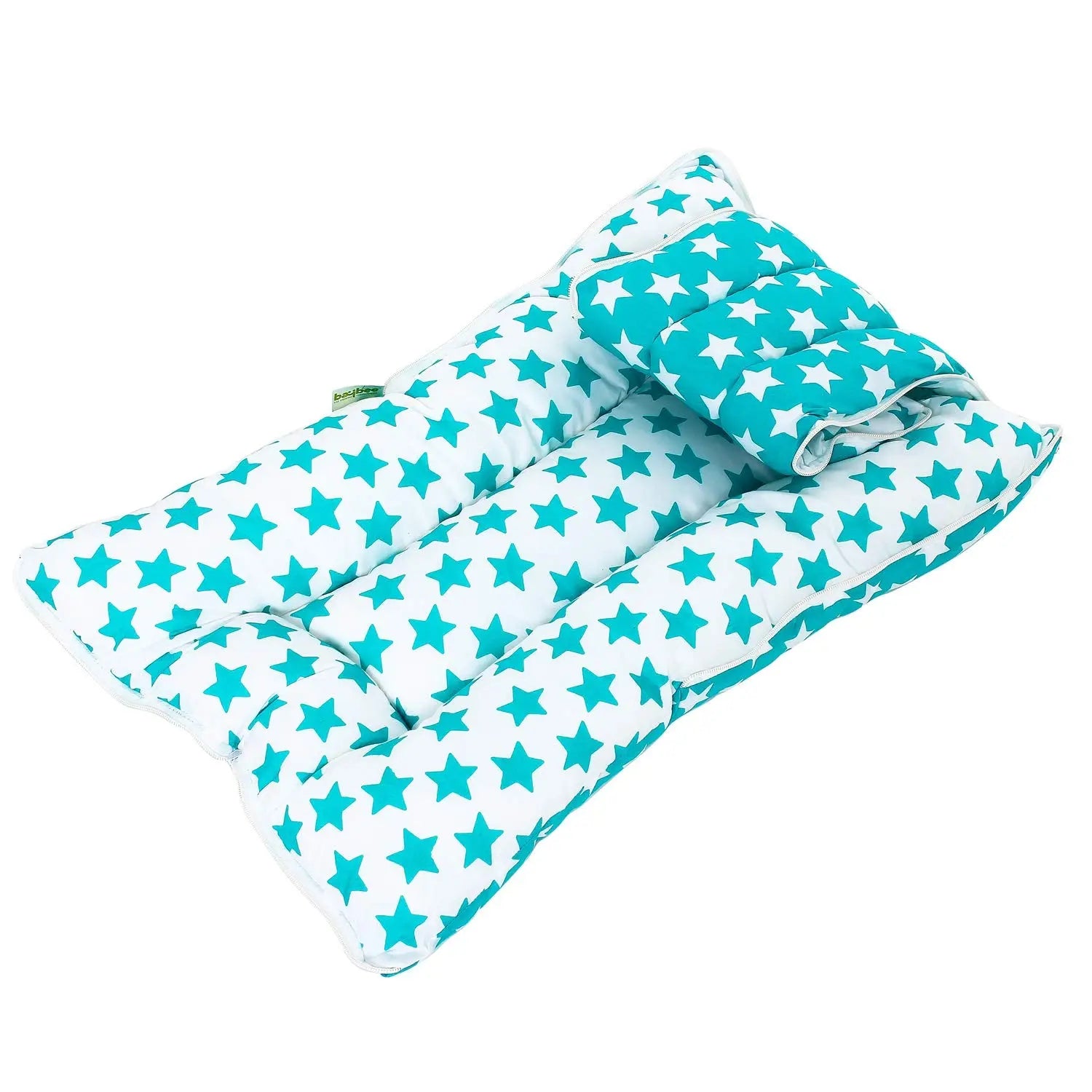 BAYBEE Little Star 3 in 1 Baby Cotton Bed Cum Carry Bed Printed Comfo Baby Sleeping Bag - Image 6
