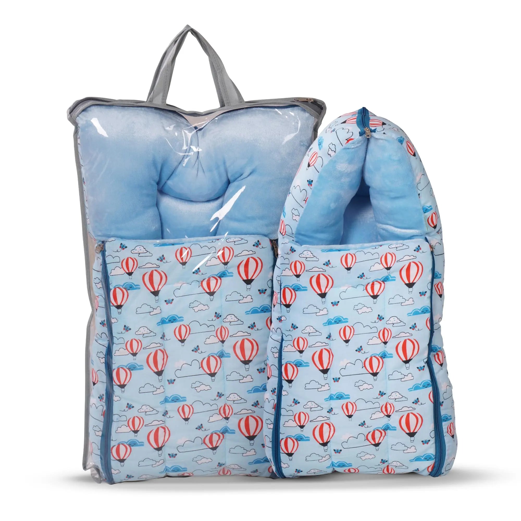 Baybee 3 in 1 Velvet Cotton Baby Bed Carry Bed - Image 1