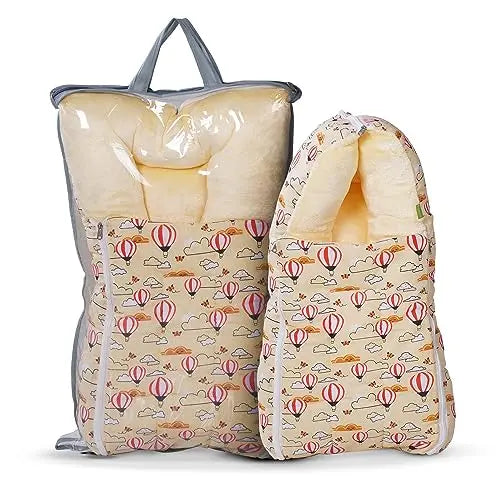 Baybee 3 in 1 Velvet Cotton Baby Bed Carry Bed - Image 8