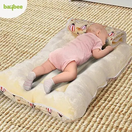 Baybee 3 in 1 Velvet Cotton Baby Bed Carry Bed - Image 11