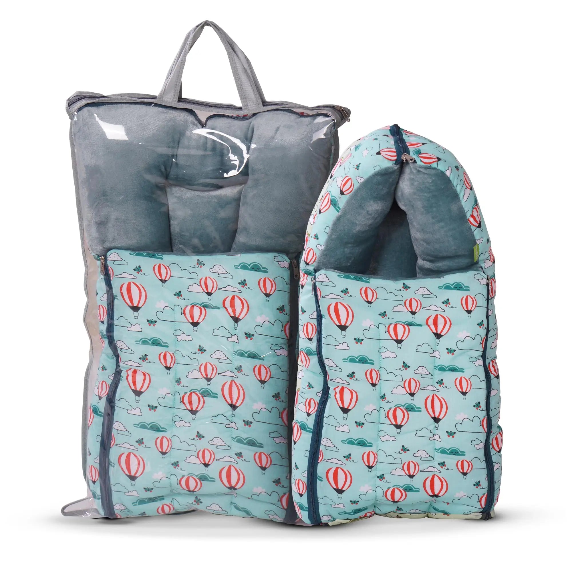 Baybee 3 in 1 Velvet Cotton Baby Bed Carry Bed - Image 15