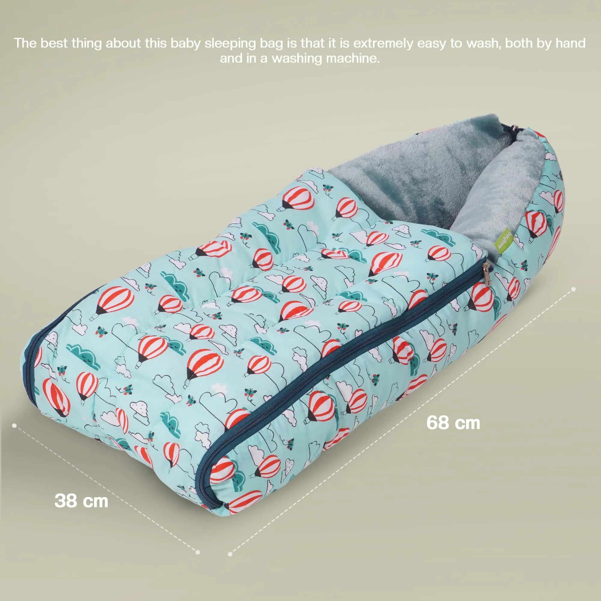 Baybee 3 in 1 Velvet Cotton Baby Bed Carry Bed - Image 21