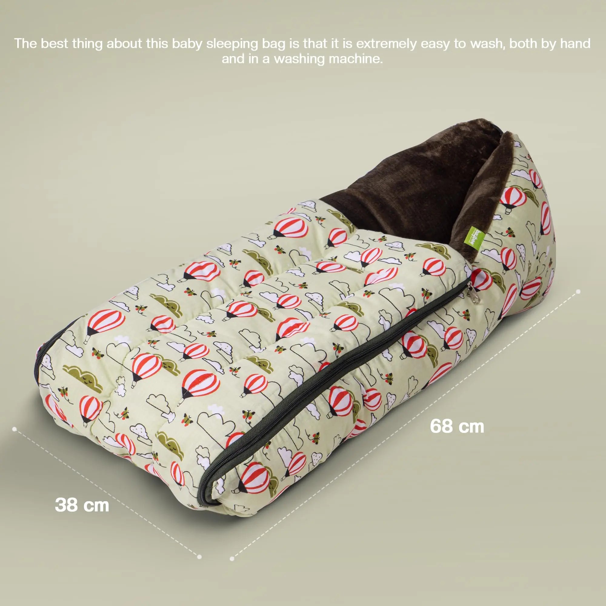 Baybee 3 in 1 Velvet Cotton Baby Bed Carry Bed - Image 28