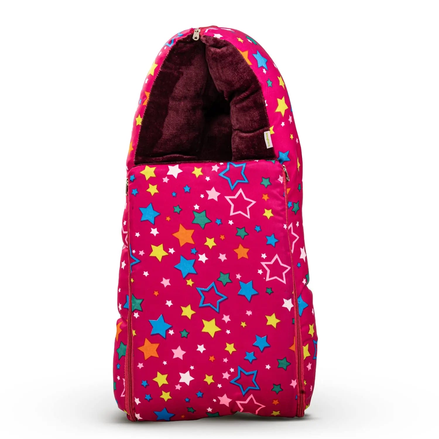 Baybee 3 in 1 Velvet Cotton Baby Bed Cum Carry Bed, Printed Baby Sleeping Bag-Baby Bed - Image 29