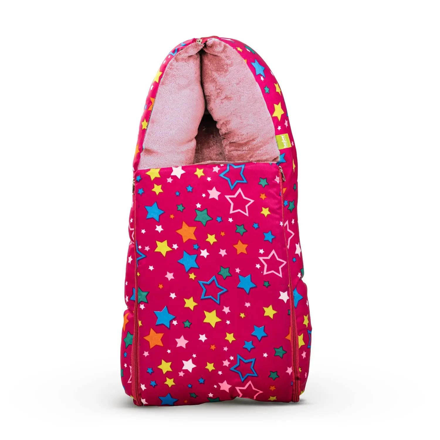 Baybee 3 in 1 Velvet Cotton Baby Bed Cum Carry Bed, Printed Baby Sleeping Bag-Baby Bed - Image 36