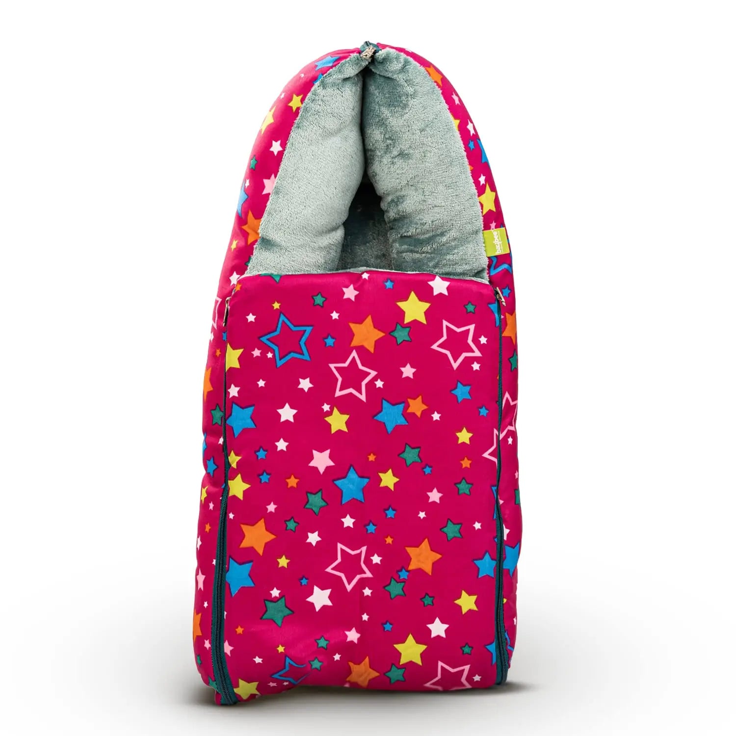 Baybee 3 in 1 Velvet Cotton Baby Bed Cum Carry Bed, Printed Baby Sleeping Bag-Baby Bed - Image 43