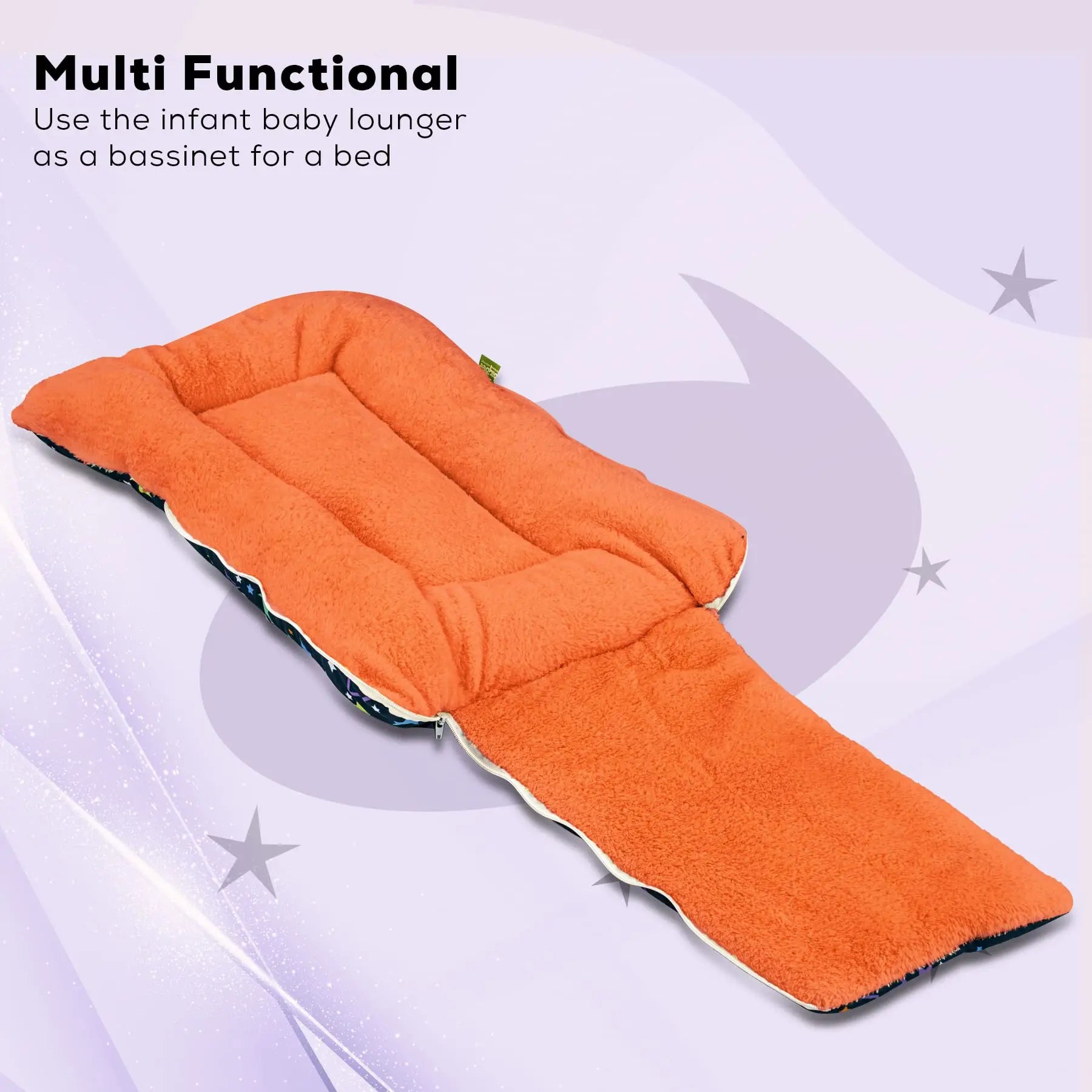 Baybee Little Max 3 in 1 Baby's Cotton Bed Cum Carry Bed Printed Baby Sleeping Bag - Image 7