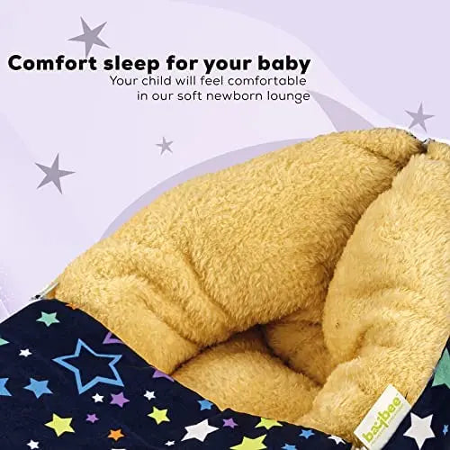 Baybee Little Max 3 in 1 Baby's Cotton Bed Cum Carry Bed Printed Baby Sleeping Bag - Image 23