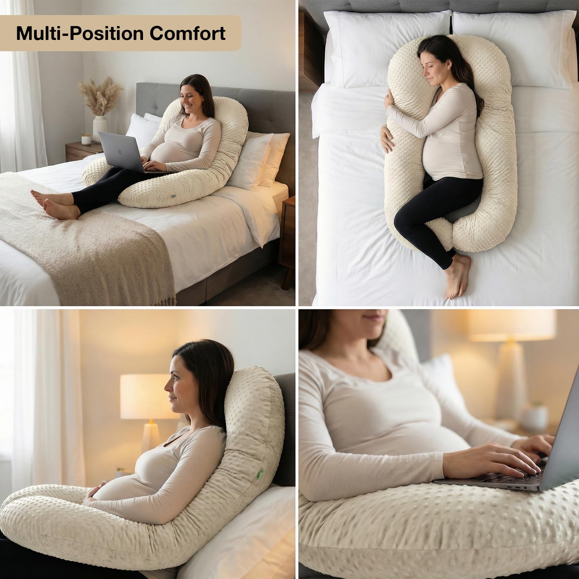 Baybee Maternity Pillows for Pregnancy Sleeping with 360° - Image 3