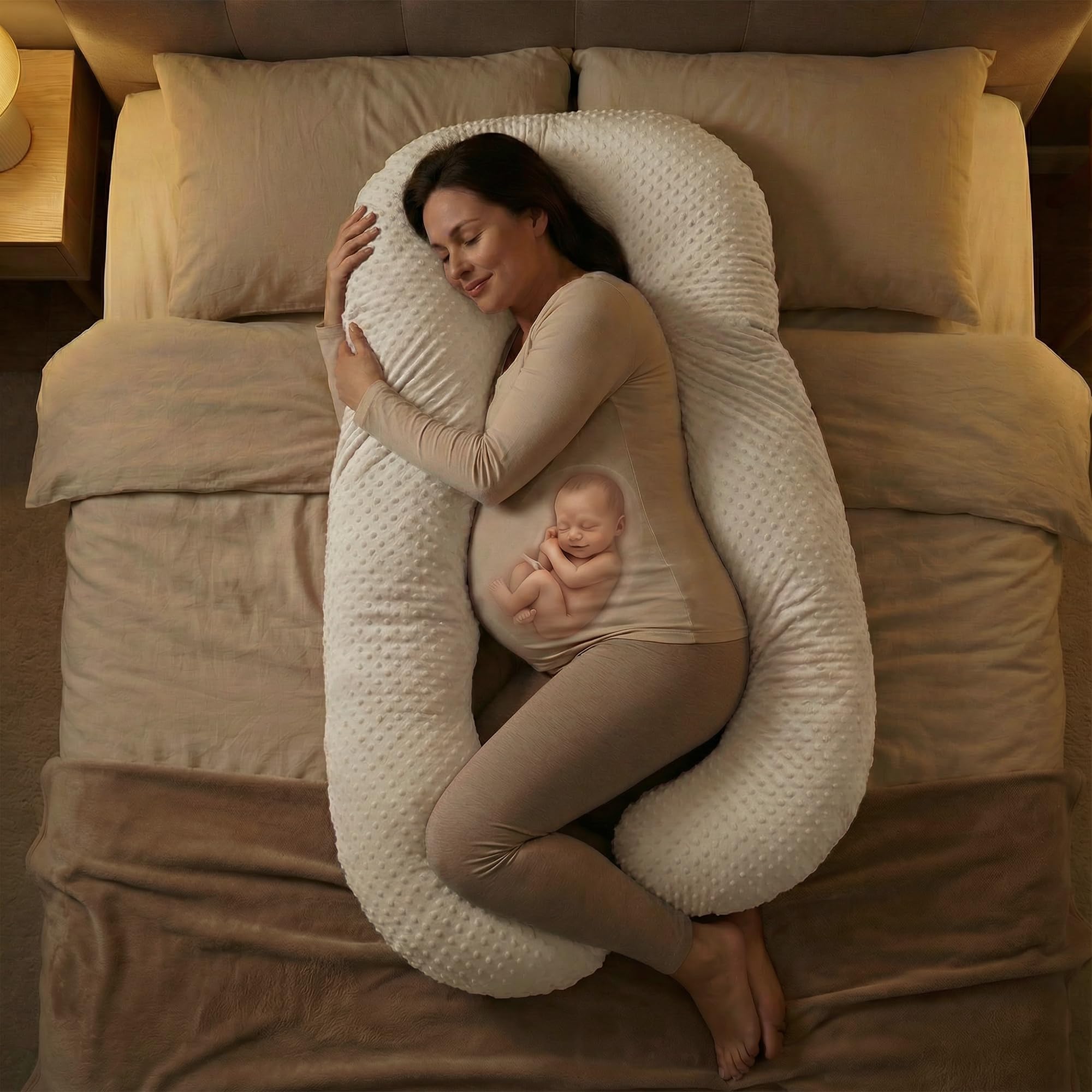 Baybee Maternity Pillows for Pregnancy Sleeping with 360° - Image 9