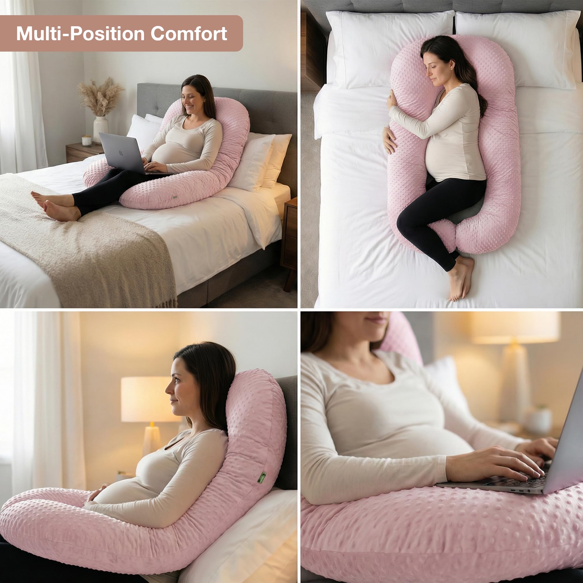 Baybee Maternity Pillows for Pregnancy Sleeping with 360° - Image 12