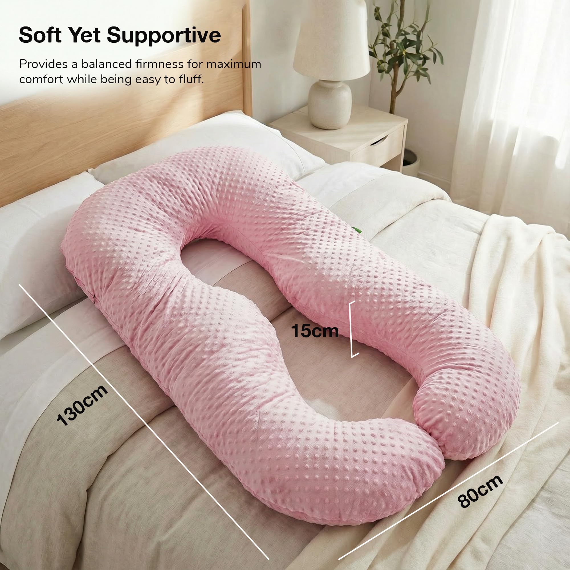 Baybee Maternity Pillows for Pregnancy Sleeping with 360° - Image 16