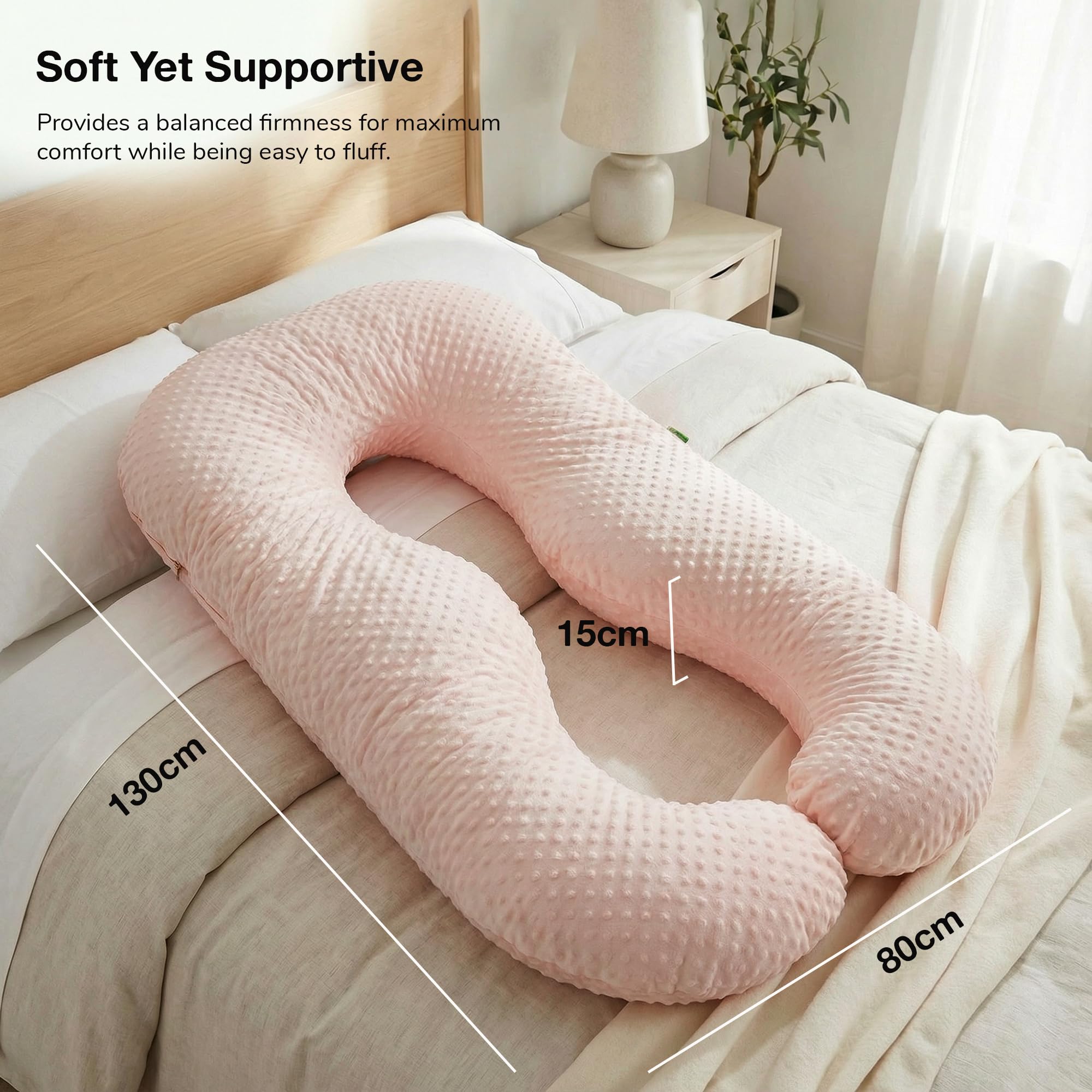 Baybee Maternity Pillows for Pregnancy Sleeping with 360° - Image 25