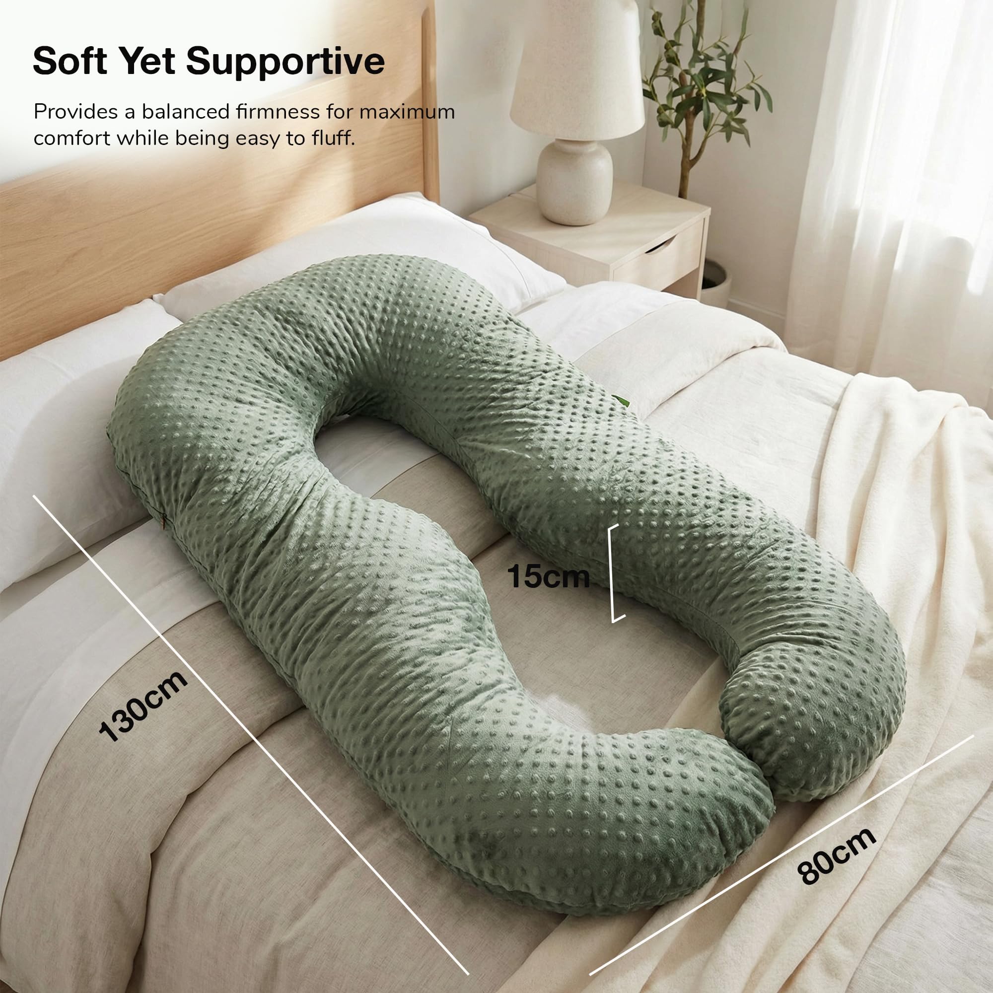 Baybee Maternity Pillows for Pregnancy Sleeping with 360° - Image 34