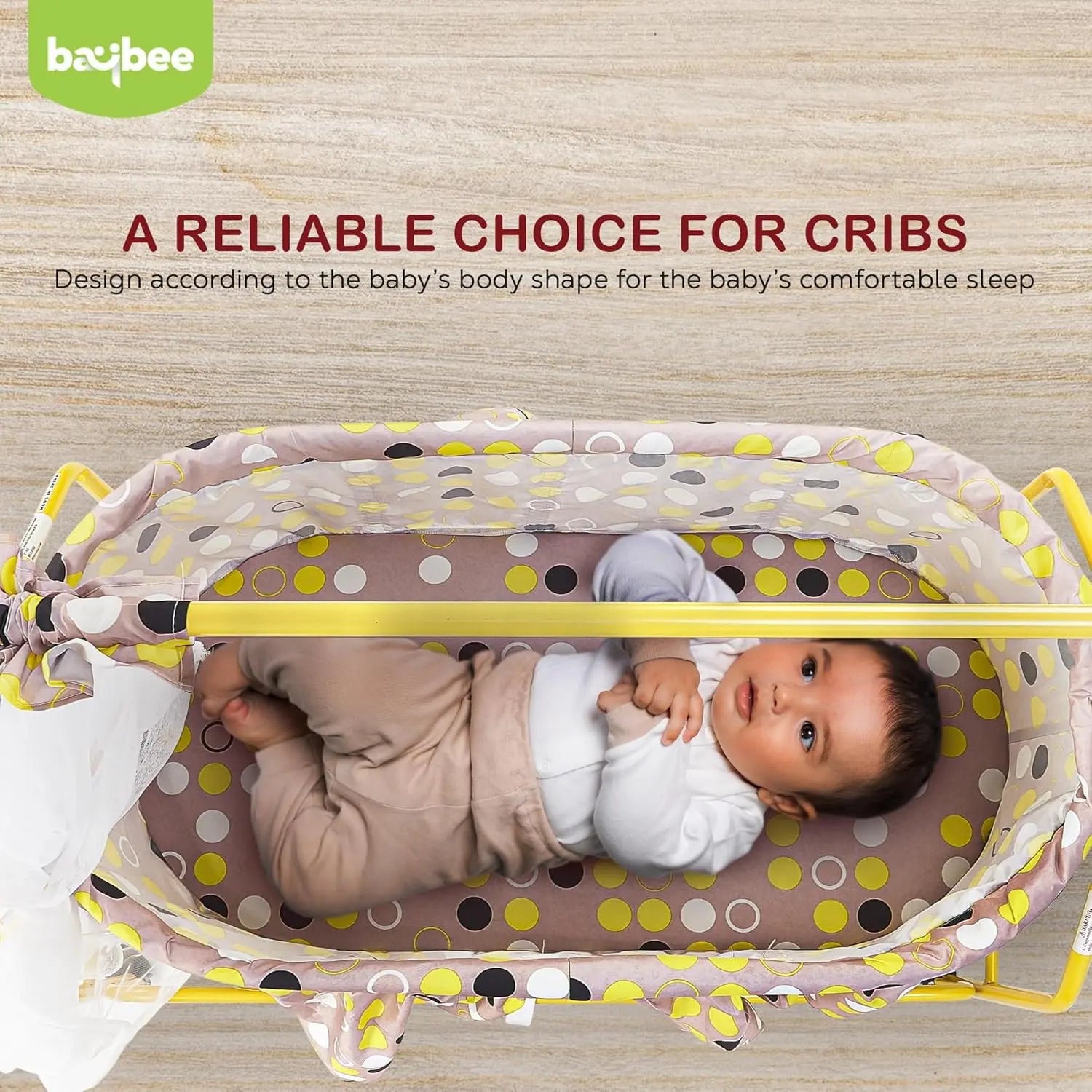 Baybee Dwellie Baby Swing Cradle for Baby, Jhula Palna for Babies with Swing Bed - Image 6