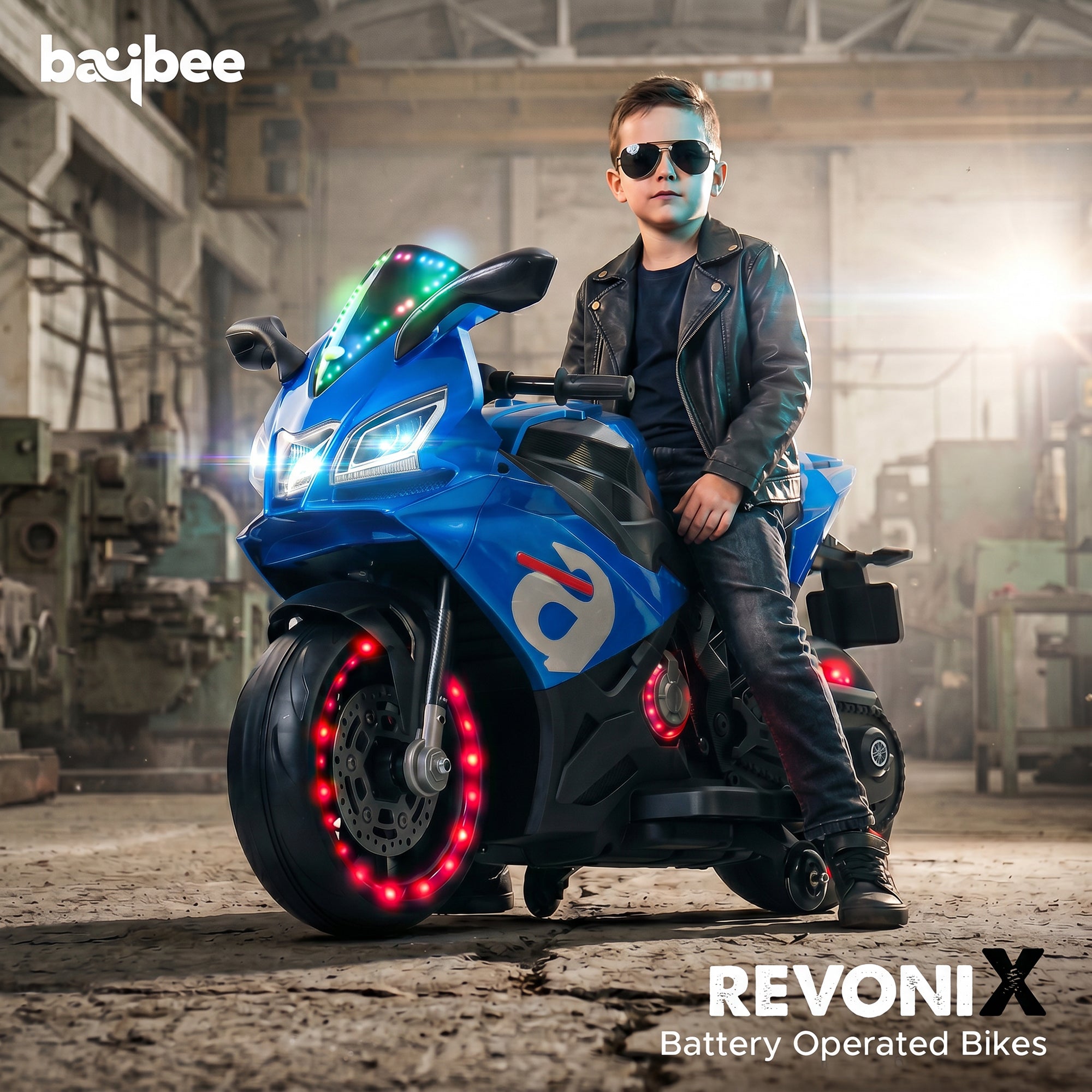 Baybee A7 Baby Electric Bike for Kids Rechargeable Battery Bike - Image 12