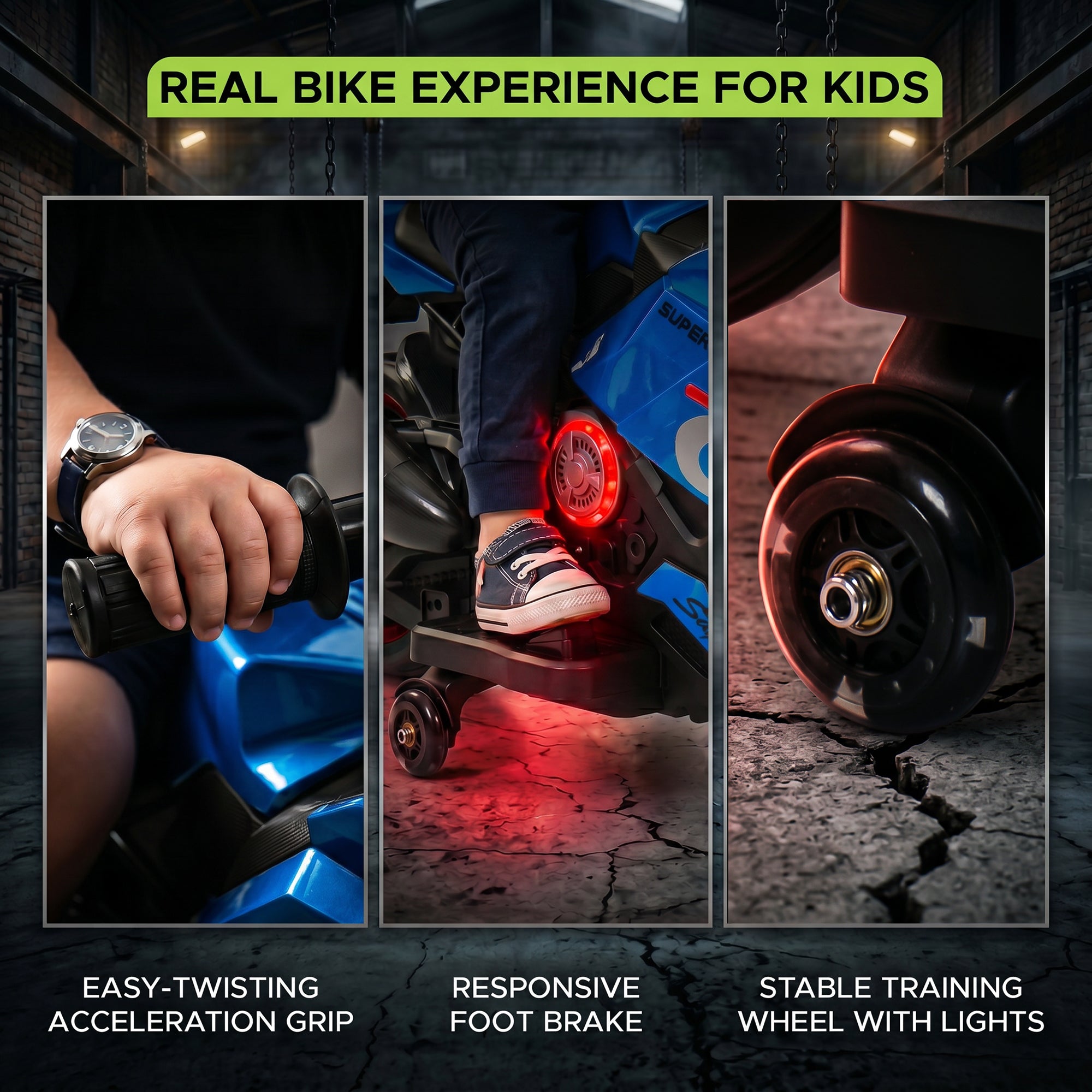 Baybee A7 Baby Electric Bike for Kids Rechargeable Battery Bike - Image 16