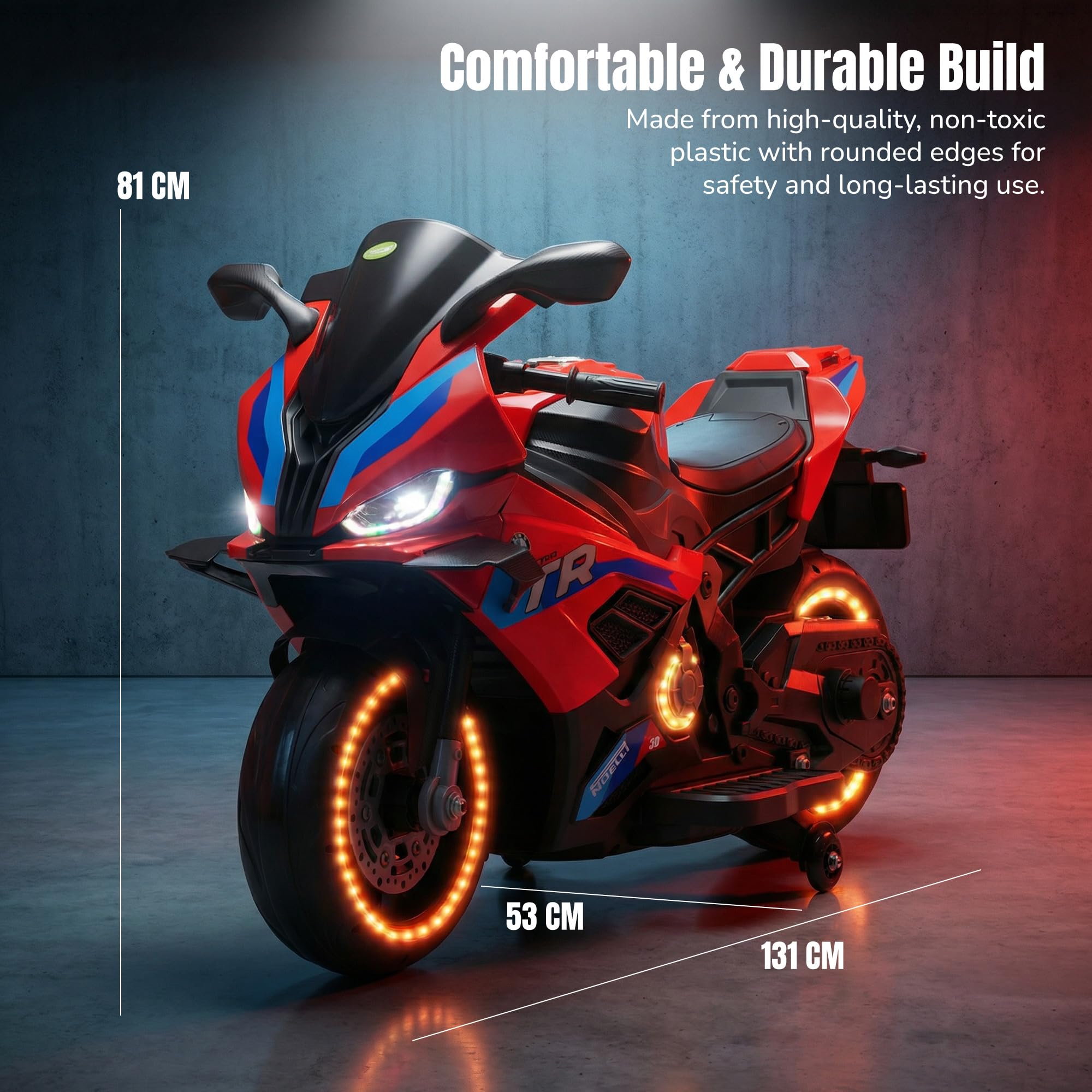 Baybee BTR Baby Battery Operated Bike for Kids - Image 16