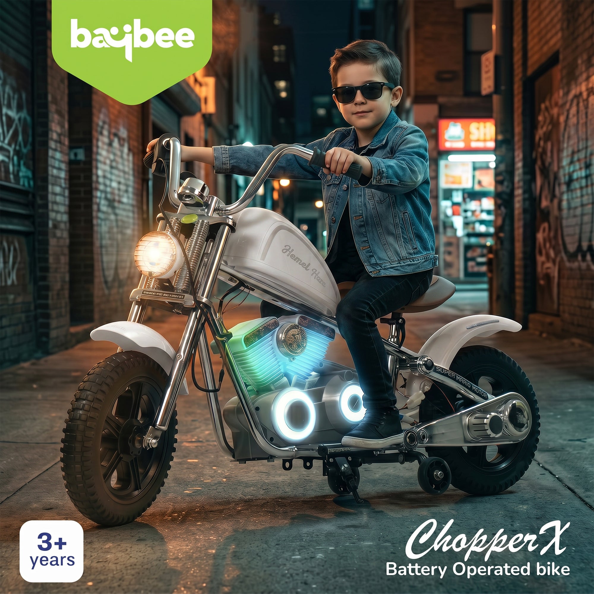 Baybee ChopperX Baby Battery Operated Bike for Kids - Image 7
