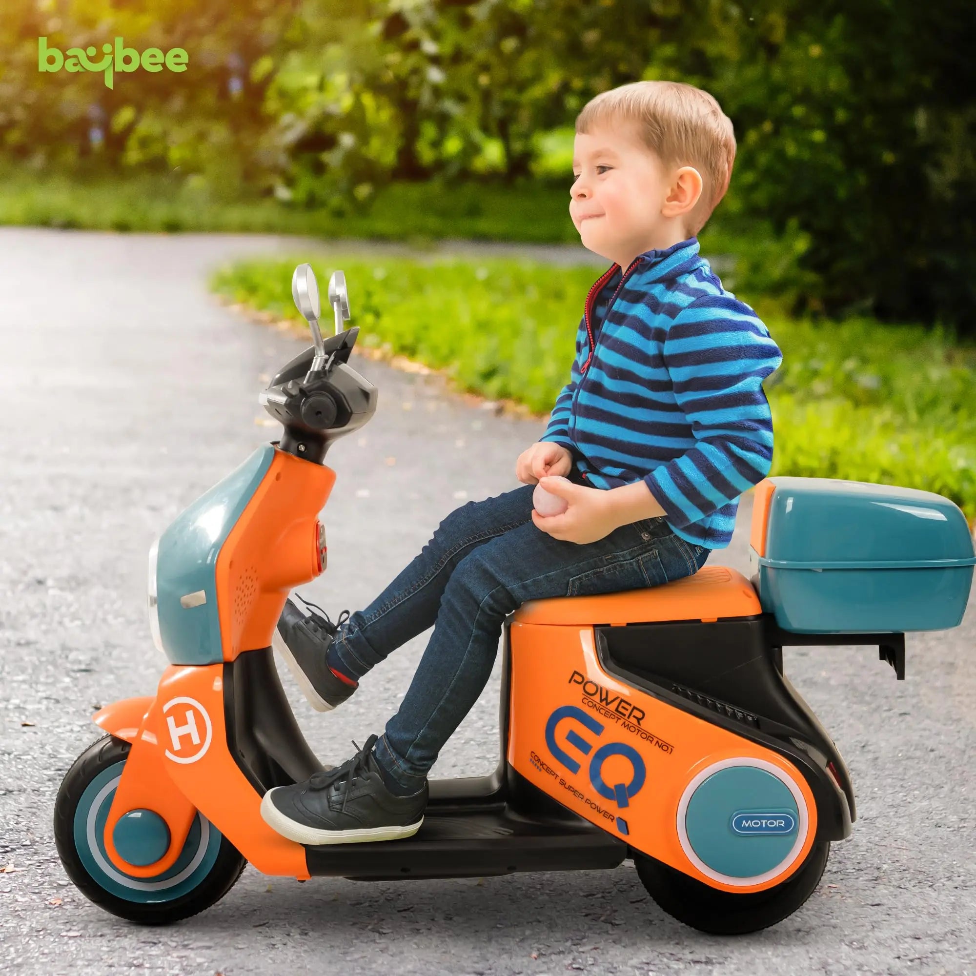Baybee Daft Rechargeable Battery Operated Bike for Kids - Image 2