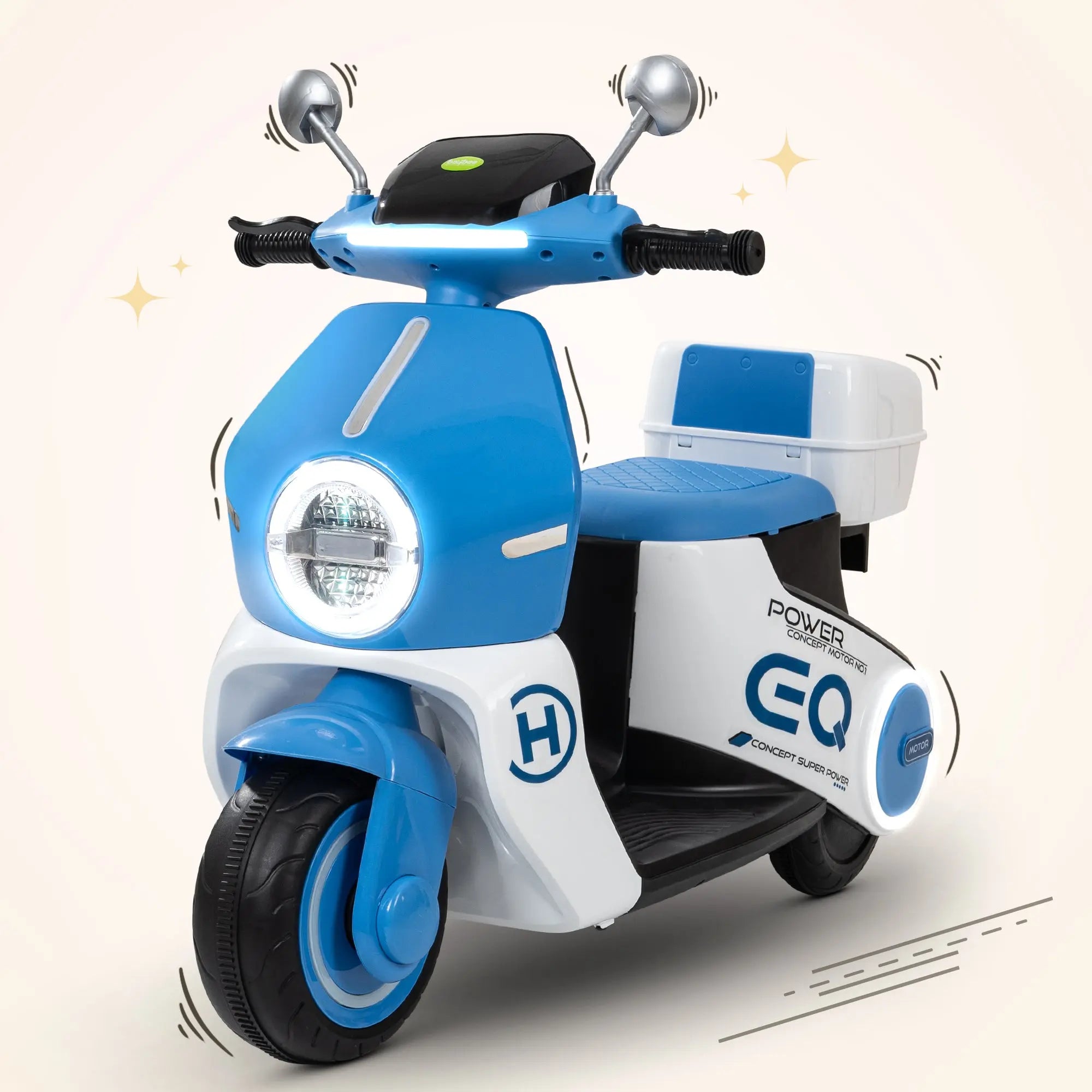 Baybee Daft Rechargeable Battery Operated Bike for Kids - Image 9