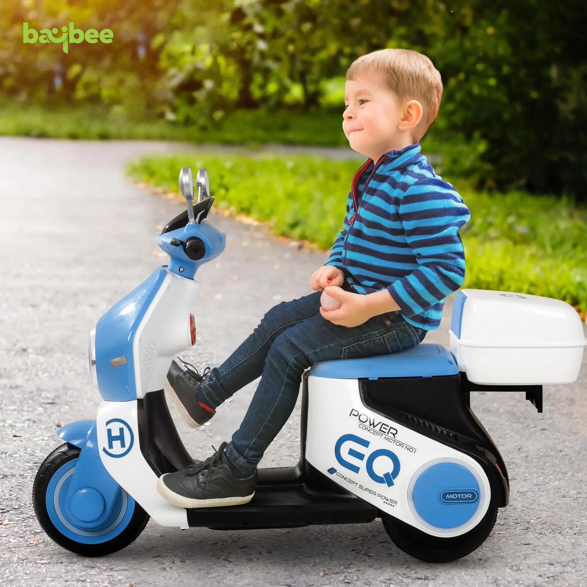Baybee Daft Rechargeable Battery Operated Bike for Kids - Image 10