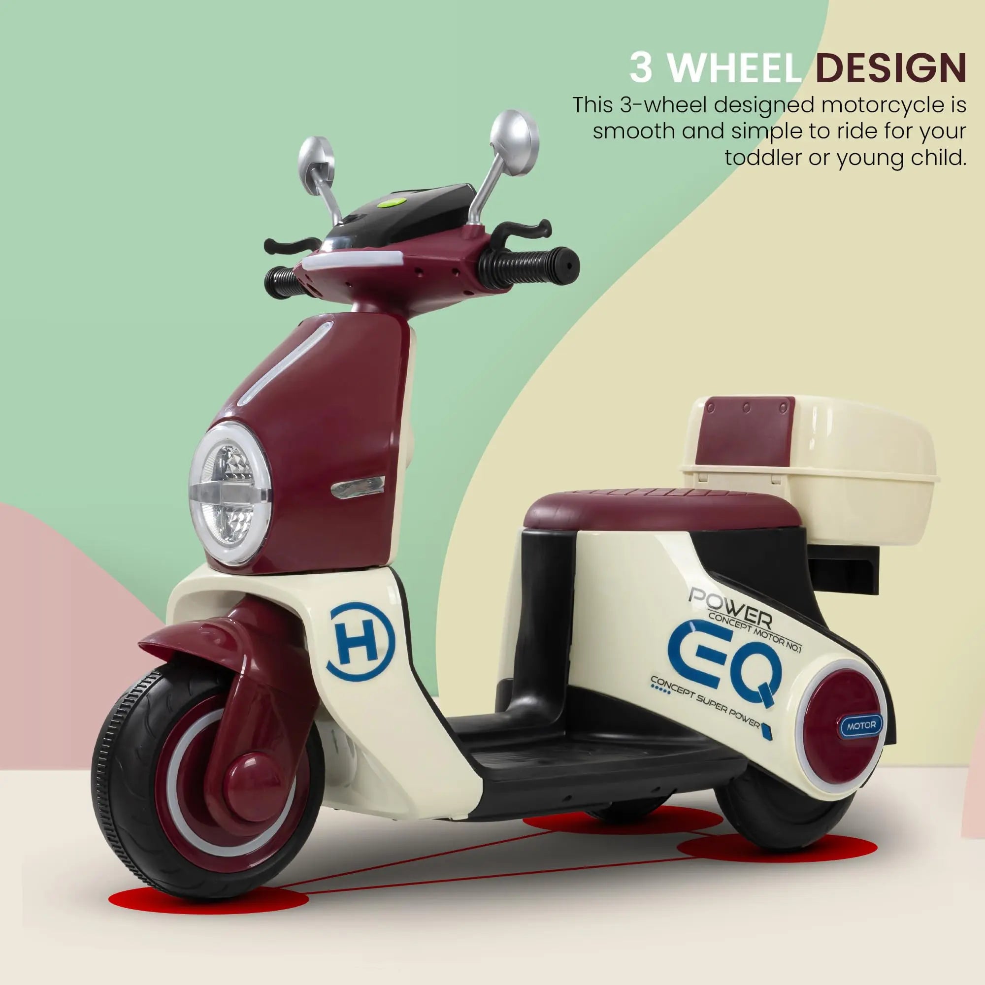 Baybee Daft Rechargeable Battery Operated Bike for Kids - Image 19