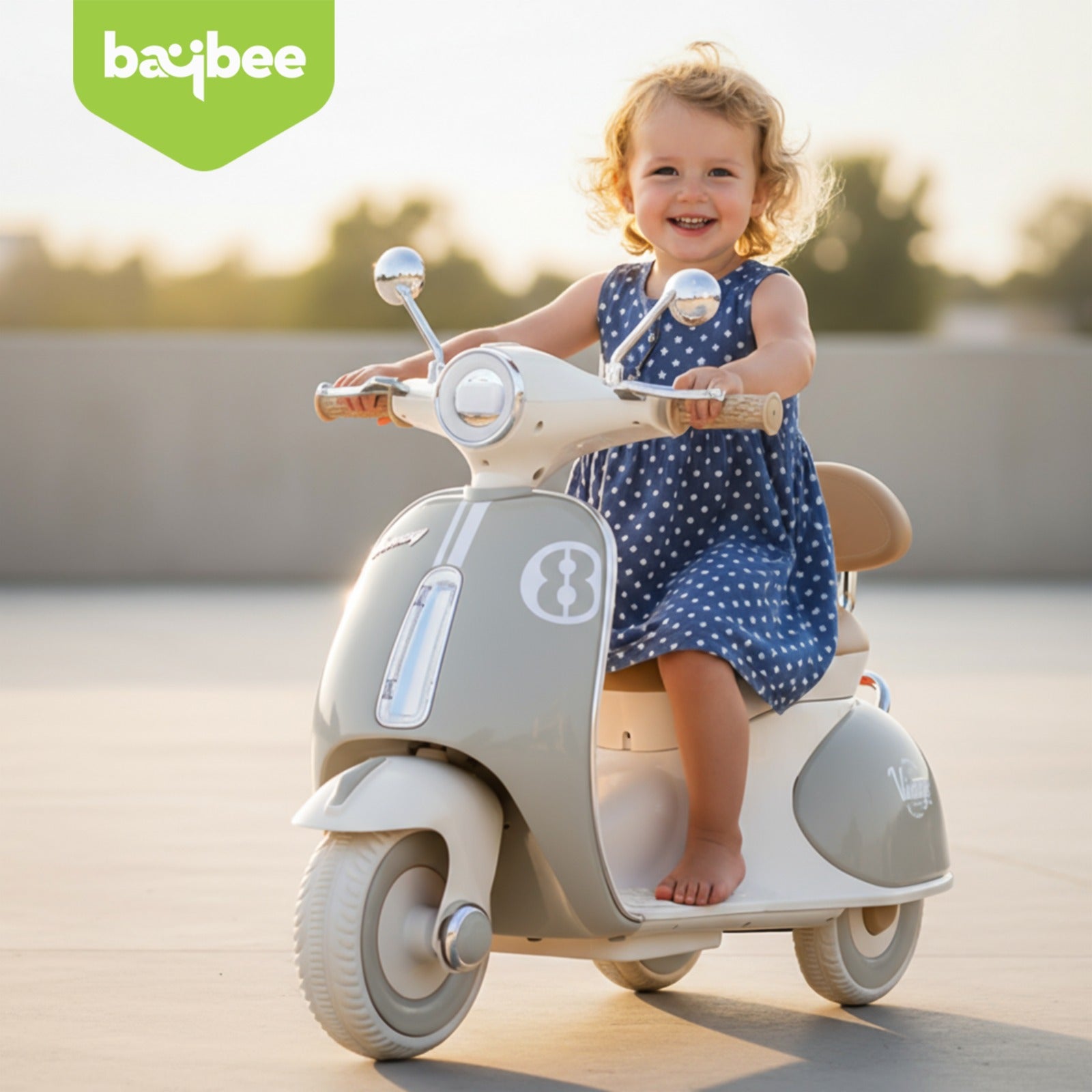 Baybee Vintage Battery Operated Bike for Kids - Image 48