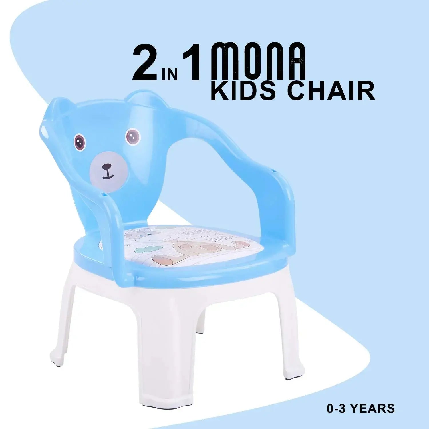Baybee Baby Chair, with Tray Strong and Durable Plastic Chair - Image 3