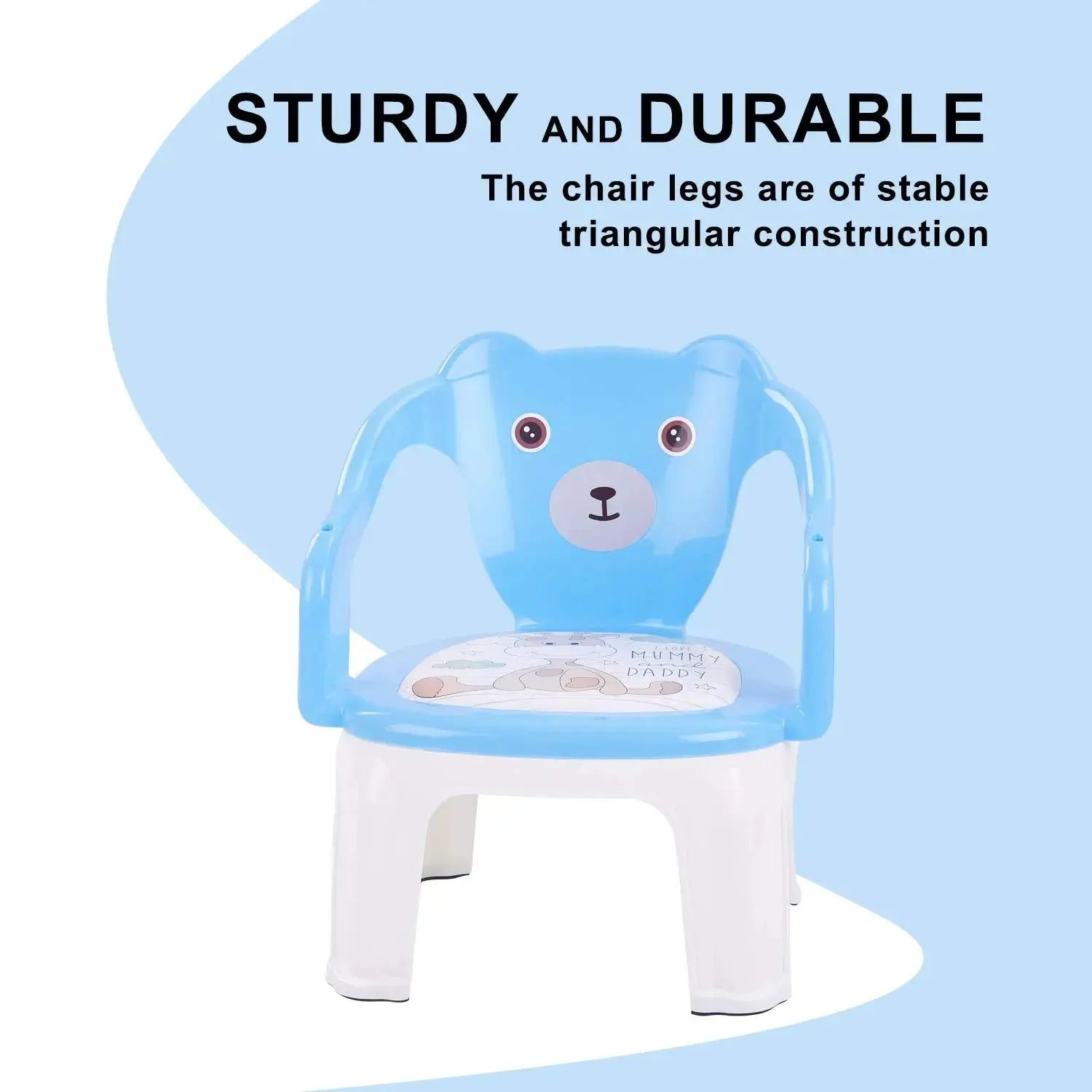 Baybee Baby Chair, with Tray Strong and Durable Plastic Chair - Image 4