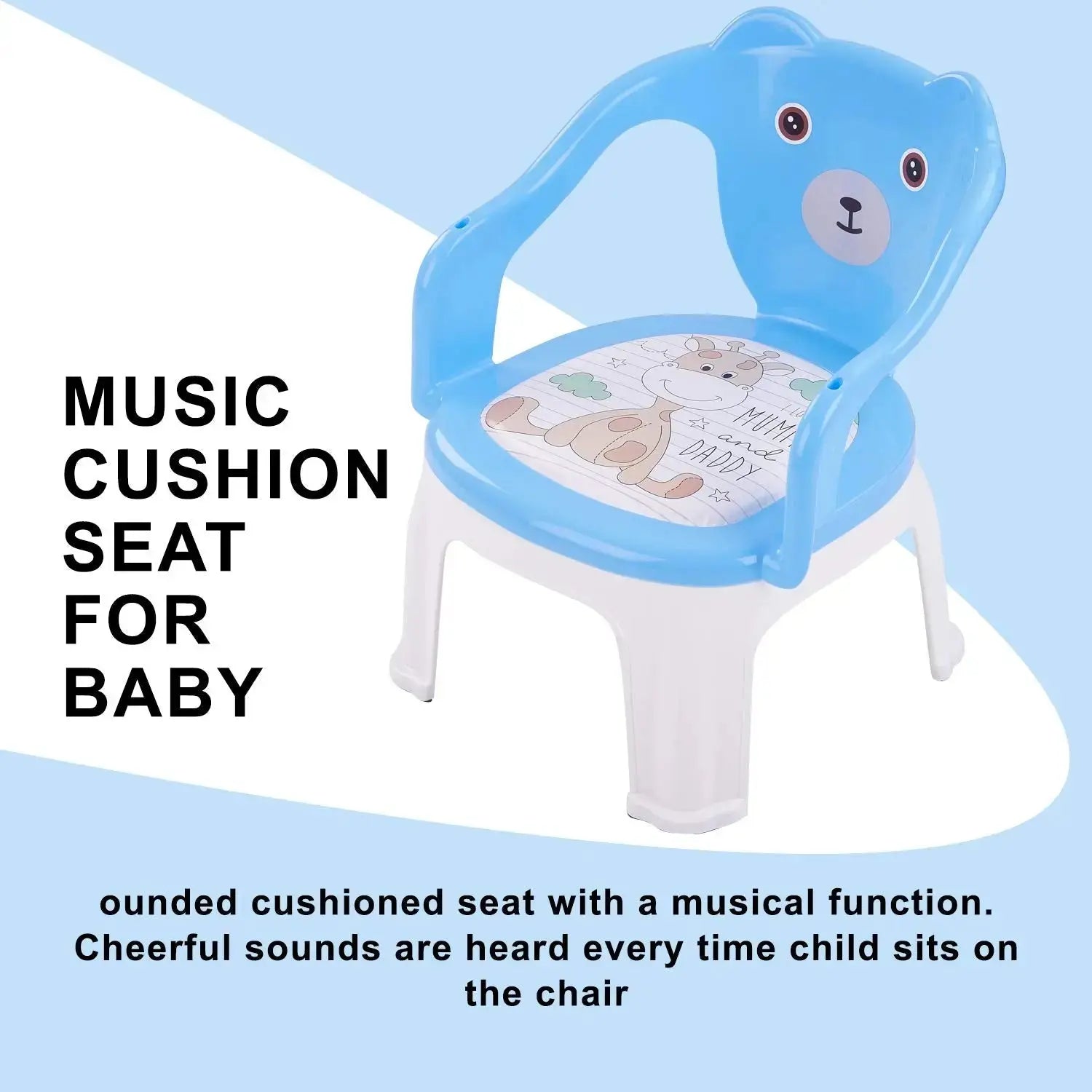 Baybee Baby Chair, with Tray Strong and Durable Plastic Chair - Image 5