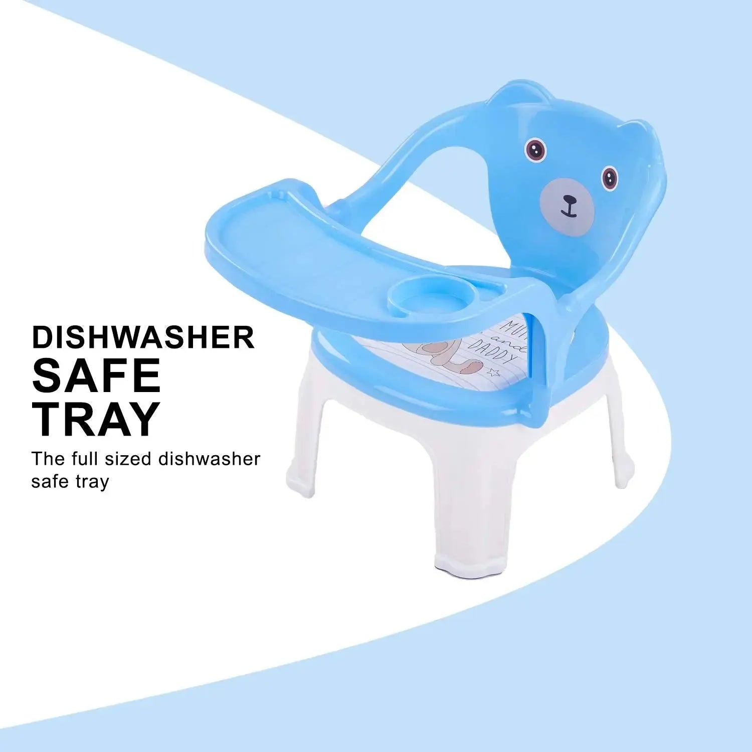Baybee Baby Chair, with Tray Strong and Durable Plastic Chair - Image 6