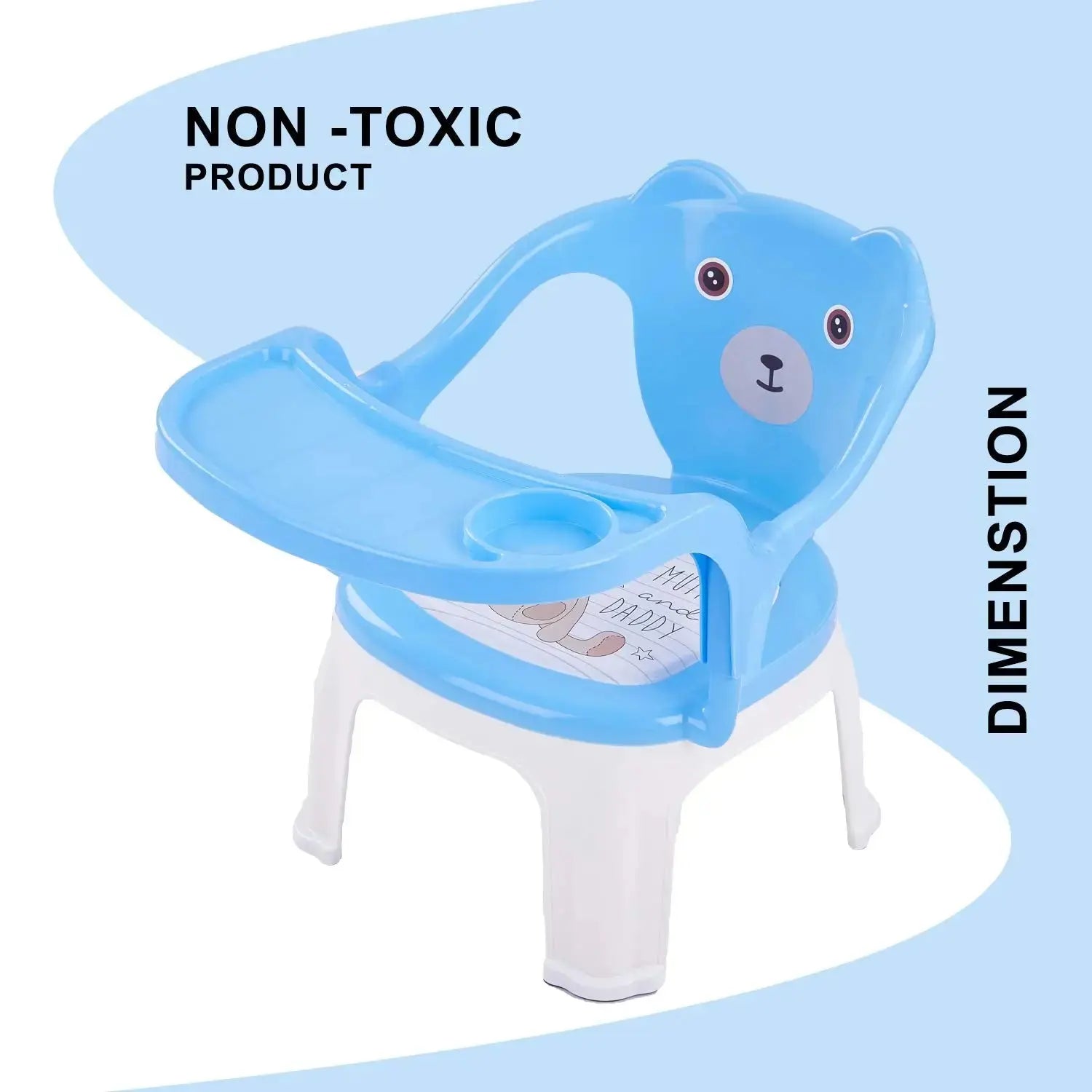 Baybee Baby Chair, with Tray Strong and Durable Plastic Chair - Image 8